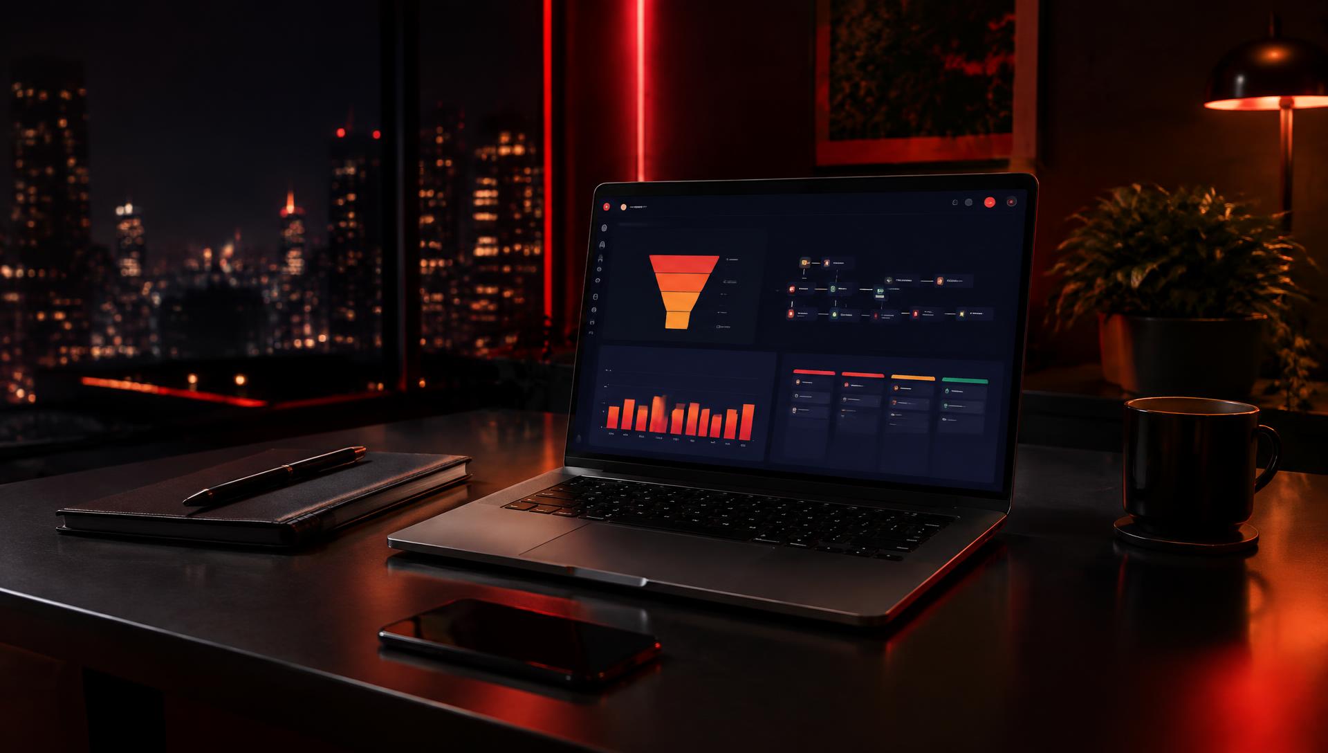 Founder workspace with a CRM dashboard